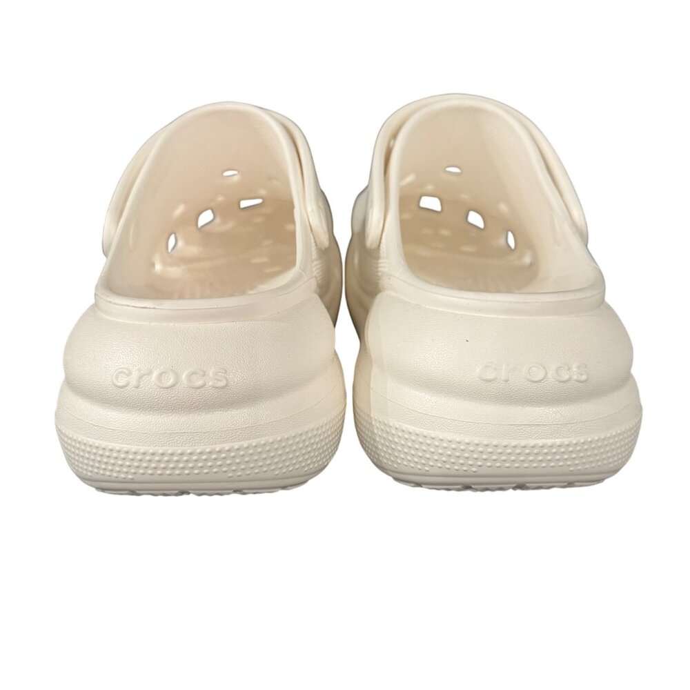 Crocs White Crush Clog Platform Shoes, Size 9 (M) 11(W) WORN ONCE - Picture 3 of 7